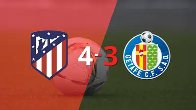 Doblete de Ángel Correa en el triunfo 4-3 de Atlético de Madrid frente a Getafe Doblete de Ángel Correa en el triunfo 4-3 de Atlético de Madrid frente a Getafe