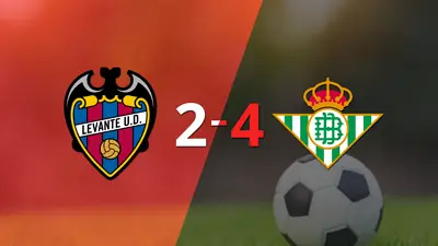 Con doblete de Nabil Fekir, Betis derrotó a Levante Con doblete de Nabil Fekir, Betis derrotó a Levante
