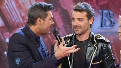 Marcelo Tinelli y Pedro Alfonso en ShowMatch Marcelo Tinelli y Pedro Alfonso en ShowMatch