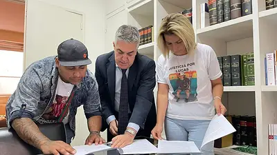 La familia de Lucas González pidió el juicio político del juez Del Viso La familia de Lucas González pidió el juicio político del juez Del Viso