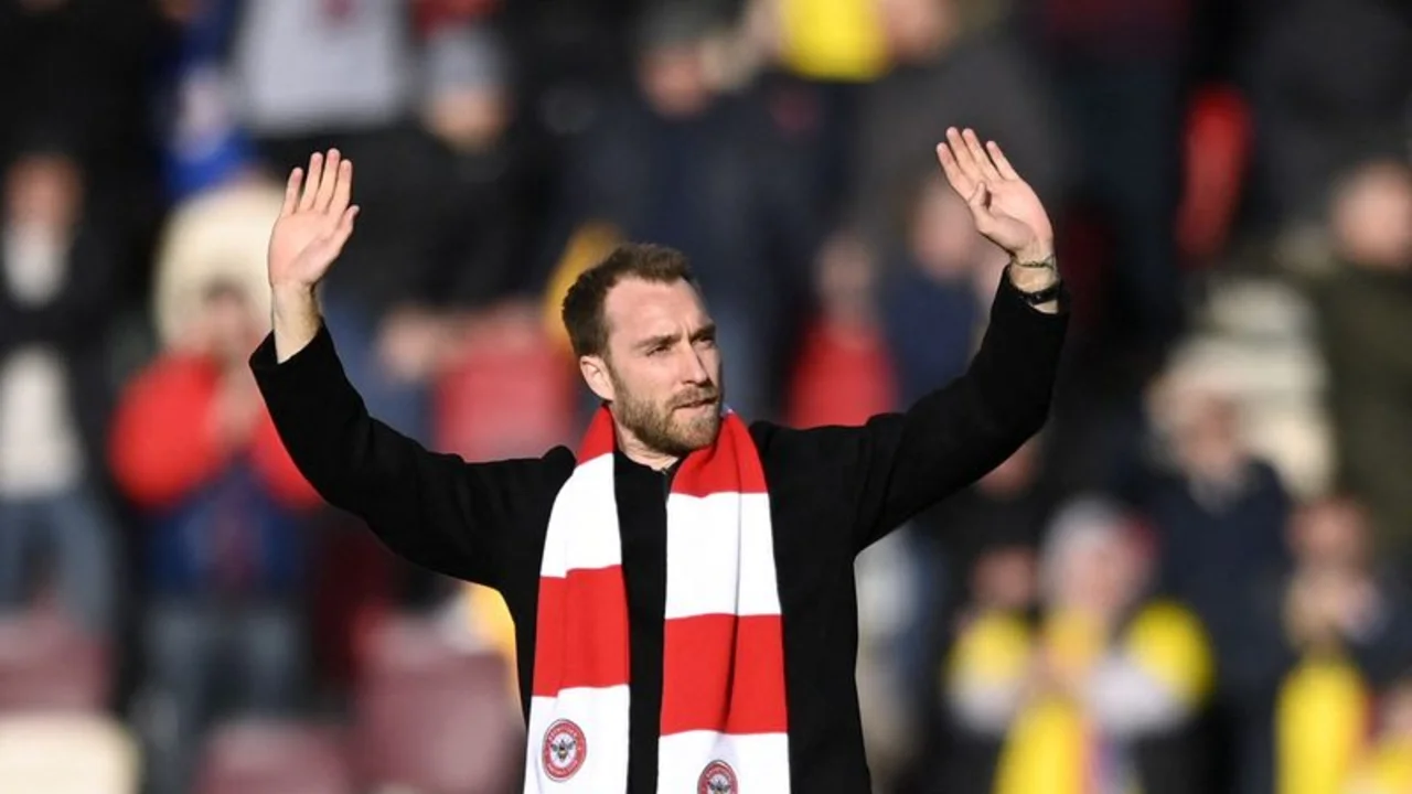 Eriksen juega su primer partido desde su colapso en la Eurocopa