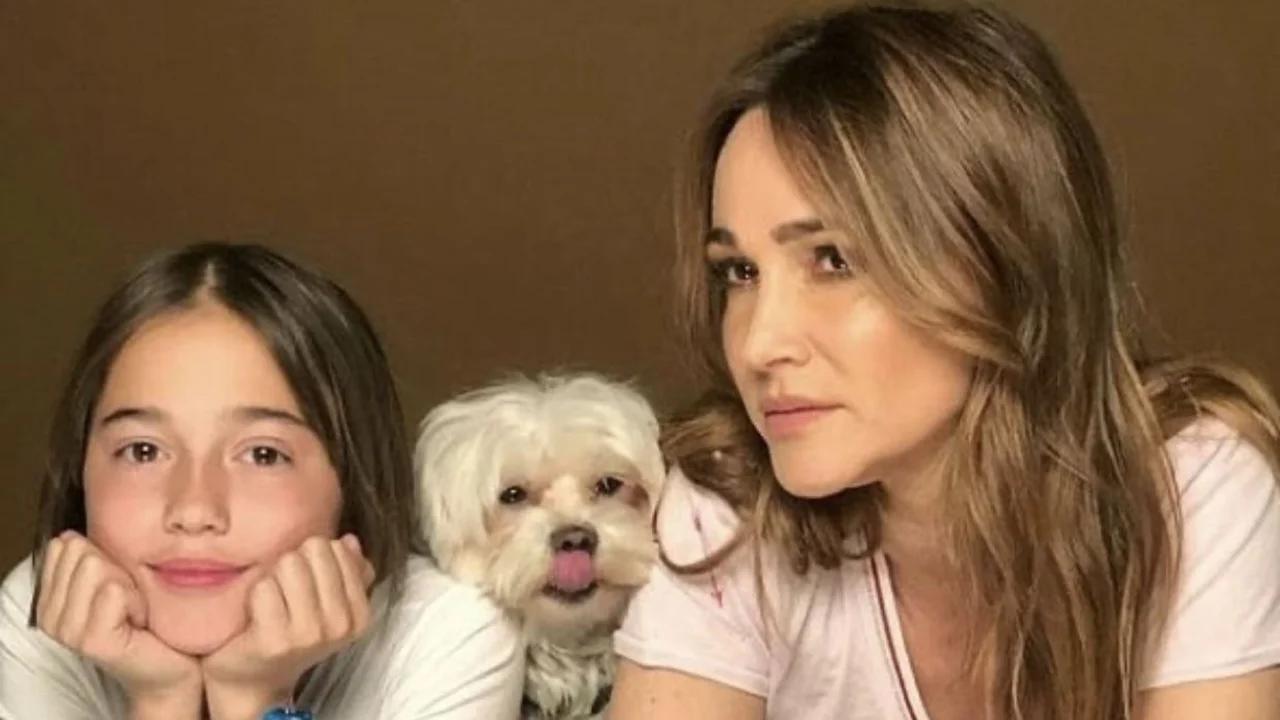 Vero Lozano y su hija, Antonia.