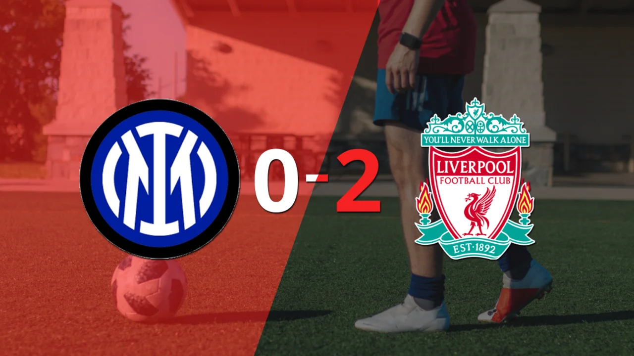 Liverpool fue superior y venció por dos goles a Inter en el estadio San Siro