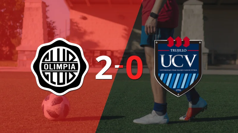 Con dos goles, Olimpia se impuso a César Vallejo en el estadio Defensores del Chaco