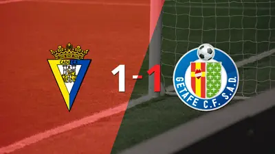 Cádiz y Getafe se repartieron los puntos en un 1 a 1 Cádiz y Getafe se repartieron los puntos en un 1 a 1