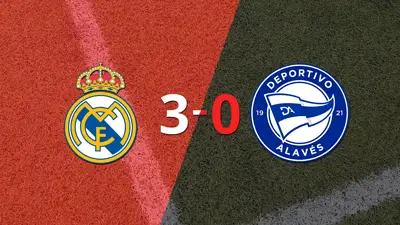 Real Madrid liquidó en su casa a Alavés por 3 a 0 Real Madrid liquidó en su casa a Alavés por 3 a 0