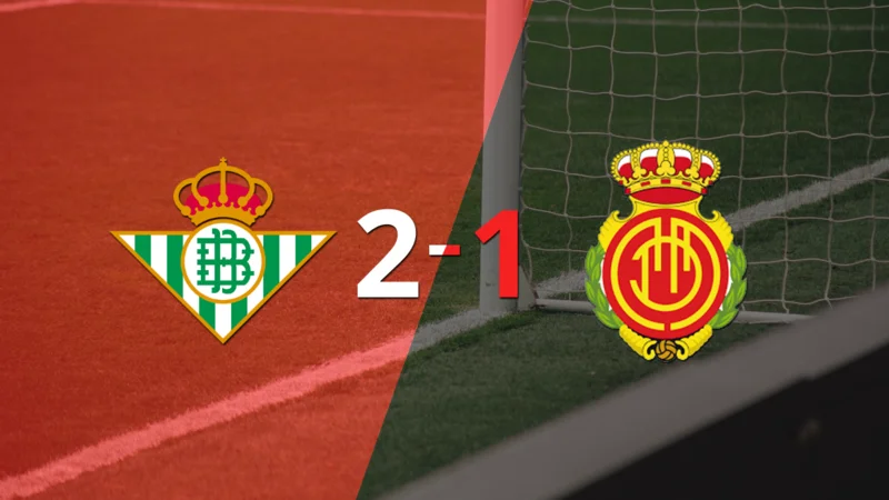 Betis logró una victoria de local por 2 a 1 frente a Mallorca