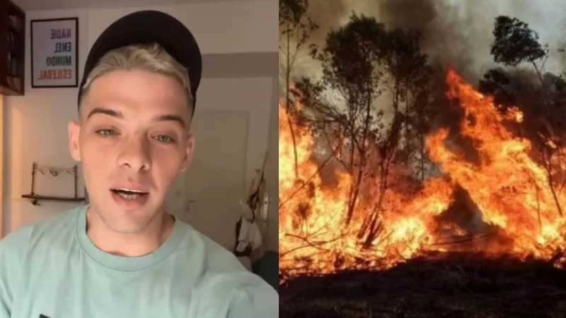 Santi Maratea, incendios en Corrientes, redes sociales, Corrientes, incendios, bomberos