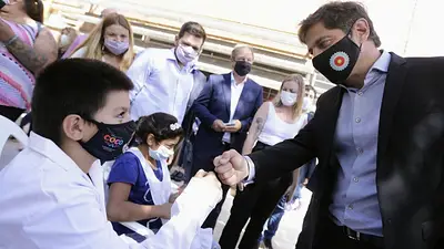 El plan de Kicillof para evitar brotes de contagios en las escuelas El plan de Kicillof para evitar brotes de contagios en las escuelas