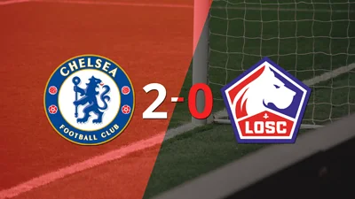 En su casa, Chelsea le ganó a Lille por 2-0 En su casa, Chelsea le ganó a Lille por 2-0
