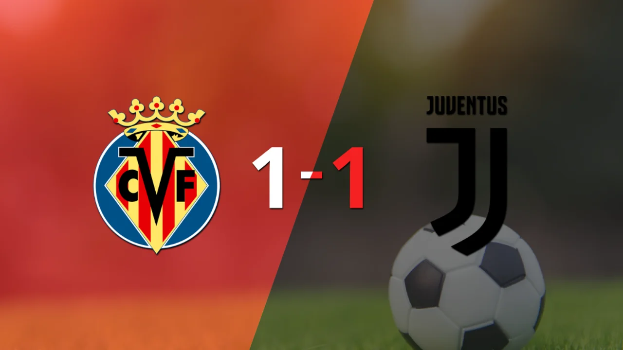 Empate a uno entre Villarreal y Juventus