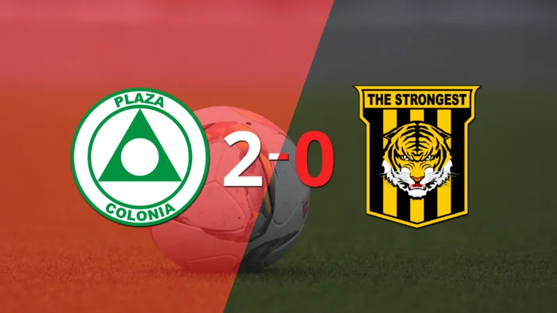 Doblete de Juan Cruz Mascia en el triunfo 2-0 de Plaza Colonia frente a The Strongest