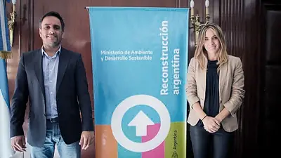 Juan Cabandié y Cecilia Nicolini Juan Cabandié y Cecilia Nicolini