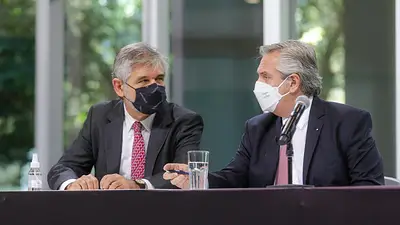 Filmus acompañó a Alberto en el importante anuncio. Filmus acompañó a Alberto en el importante anuncio.