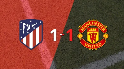 Atlético de Madrid y Manchester United empataron 1 a 1 Atlético de Madrid y Manchester United empataron 1 a 1