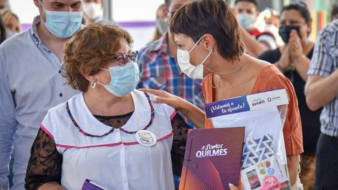 Mayra Mendoza dio inicio al ciclo lectivo en Quilmes.
