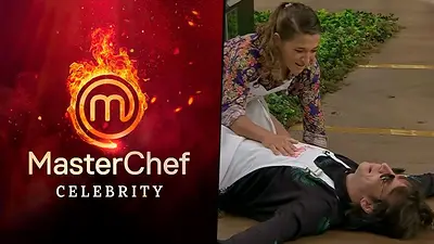 Joaquín Levinton tuvo un accidente y causó preocupación tras caer al piso en MasterChef Celebrity 3 Joaquín Levinton tuvo un accidente y causó preocupación tras caer al piso en MasterChef Celebrity 3