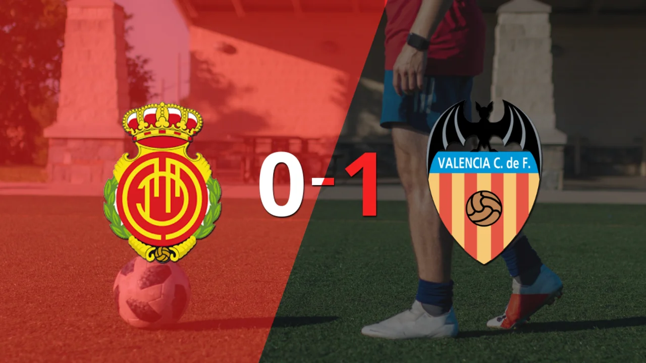 A Valencia no le sobró nada, pero venció a Mallorca en su casa por 1 a 0