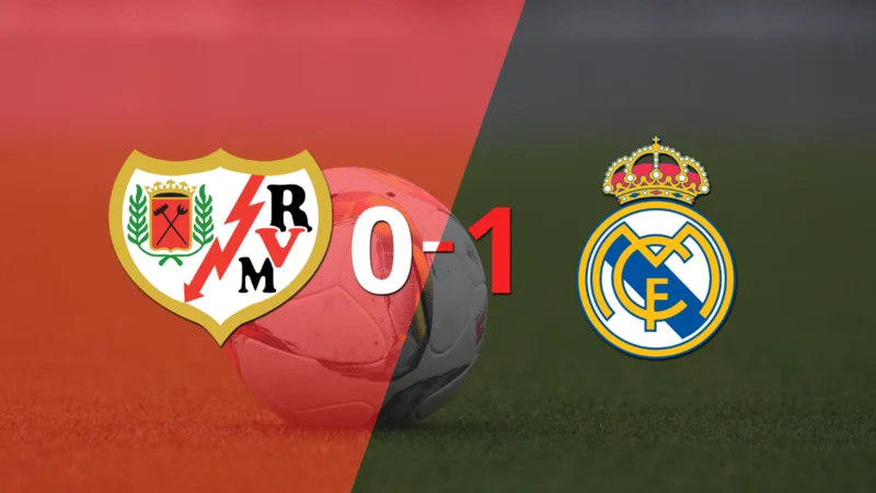 Por la mínima diferencia, Real Madrid se quedó con la victoria ante Rayo Vallecano en el estadio Ciudad Deportiva Fund. Rayo Vallecano