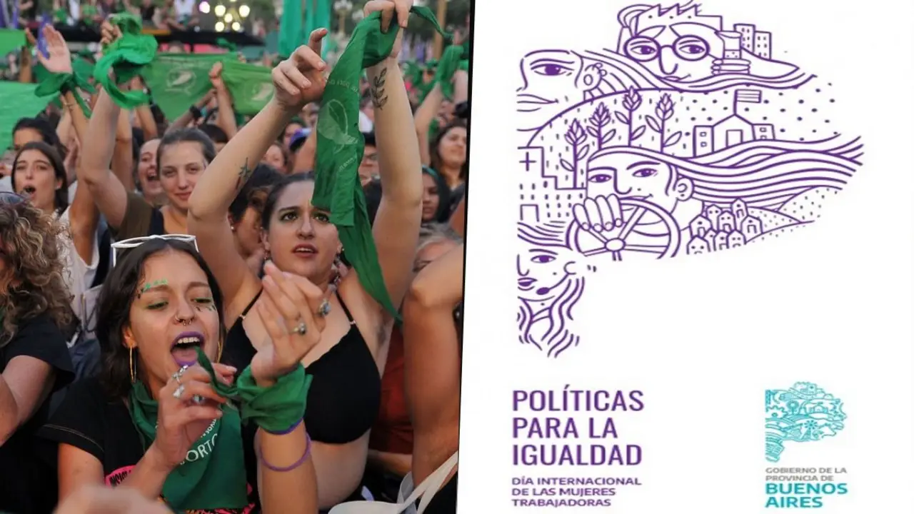 Día de la mujer, acto en la provincia de Buenos Aires
