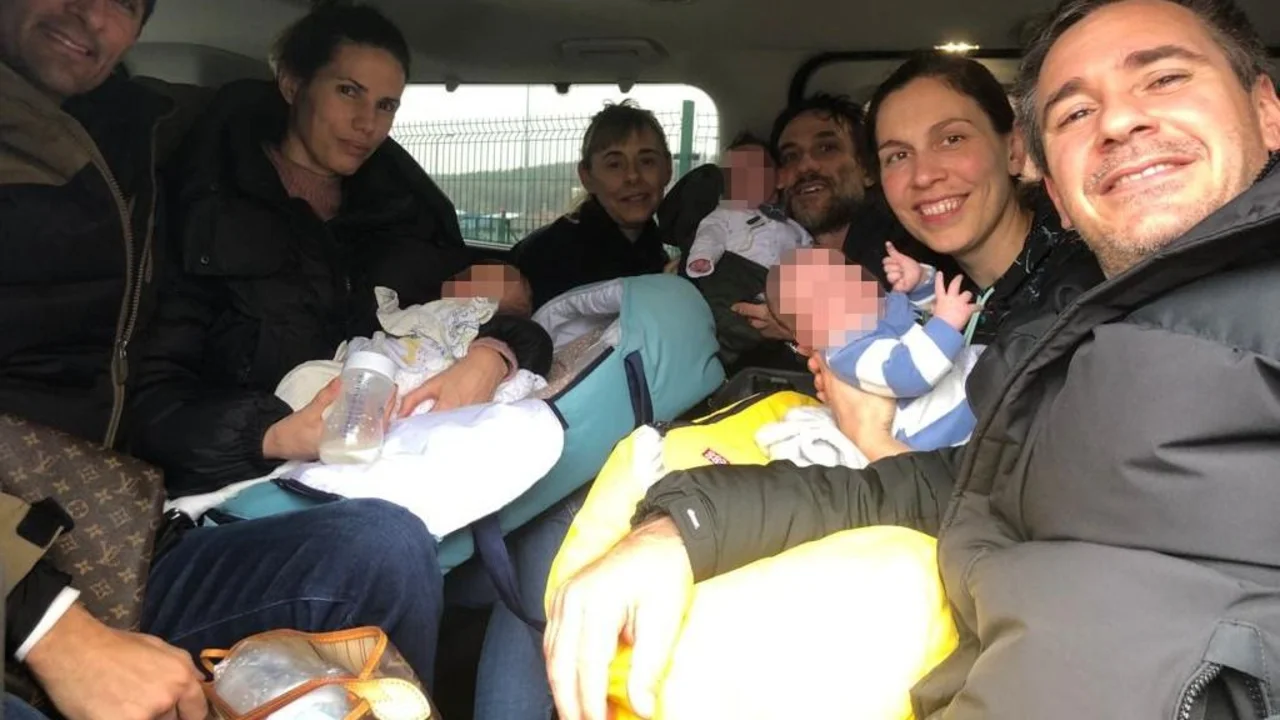 Guerra en Ucrania: los argentinos que fueron a buscar a sus bebés ya están en Polonia