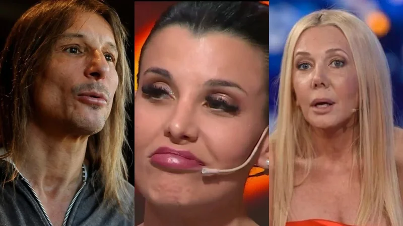 Claudio Caniggia, Charlotte Caniggia y Mariana Nannis