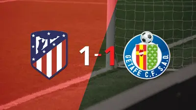 Atlético de Madrid logró sacar el empate de local frente a Getafe Atlético de Madrid logró sacar el empate de local frente a Getafe