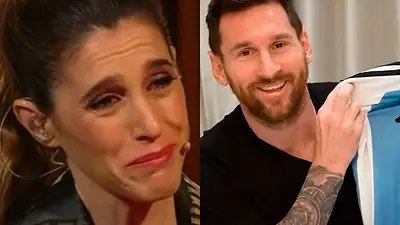 Soledad Pastorutti emocionada con Lionel Messi Soledad Pastorutti emocionada con Lionel Messi