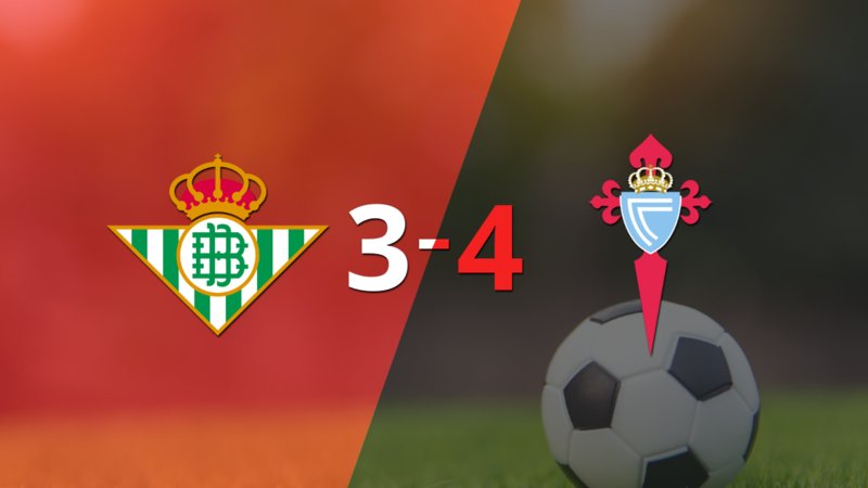 Con doblete de Gabriel Veiga, Celta derrotó a Betis