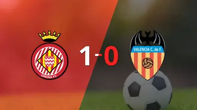 Girona venció por la mínima a Valencia Girona venció por la mínima a Valencia