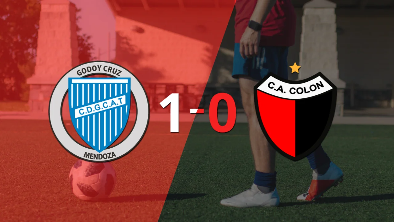 A Godoy Cruz le alcanzó con un gol para derrotar a Colón en el Mundialista de Mendoza