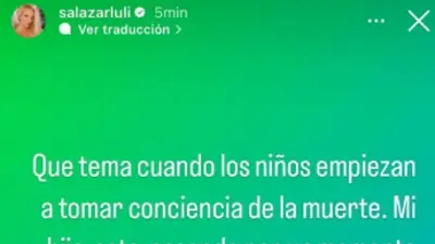 Historia de Luciana Salazar sobre el mal momento de su hija. Historia de Luciana Salazar sobre el mal momento de su hija.