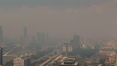 Una columna de humo toma la Capital Federal: los motivos Una columna de humo toma la Capital Federal: los motivos