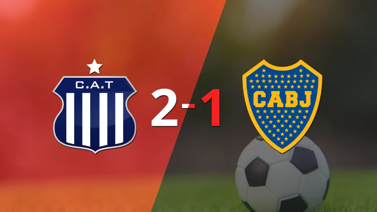 Con la mínima diferencia, Talleres venció a Boca Juniors por 2 a 1