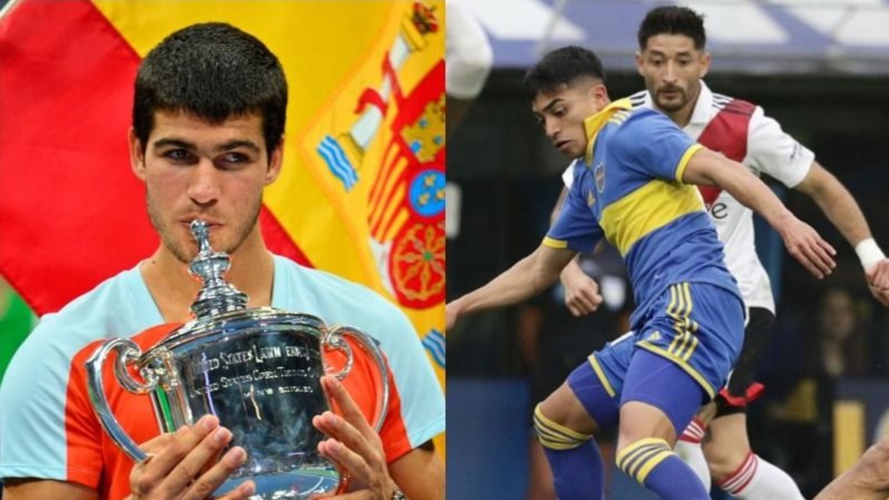 Carlos Alcaraz, tenis, Boca, River, La Bombonera, fútbol, deportes