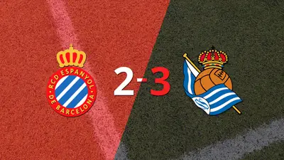 Real Sociedad derrotó 3-2 a Espanyol en un partidazo Real Sociedad derrotó 3-2 a Espanyol en un partidazo