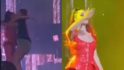 Una fanática se subió al escenario con Lali Espósito y tuvo un inesperado final. Una fanática se subió al escenario con Lali Espósito y tuvo un inesperado final.