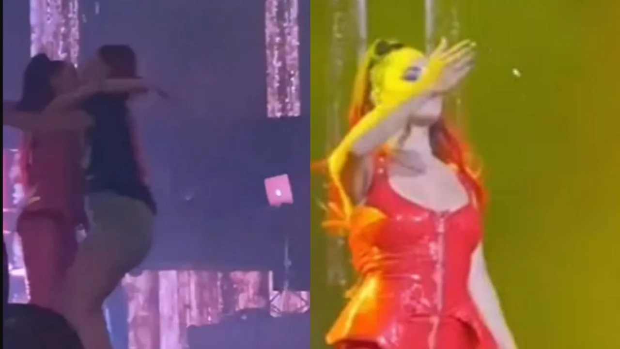 Una fanática se subió al escenario con Lali Espósito y tuvo un inesperado final.
