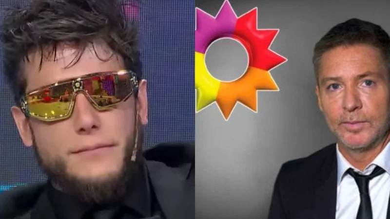 Alex Caniggia en El Trece y Adrián Suar