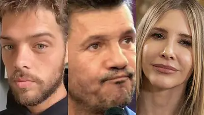 Santi Maratea, Guillermina Valdés y Marcelo Tinelli Santi Maratea, Guillermina Valdés y Marcelo Tinelli