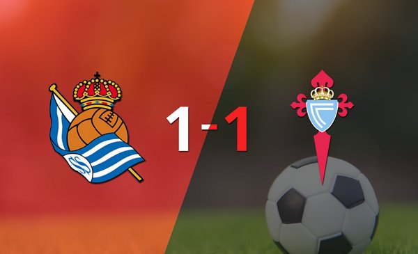 Celta logró sacar el empate a 1 gol en casa de Real Sociedad | El Destape