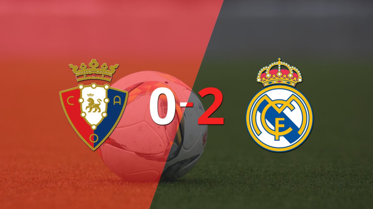 Real Madrid venció por 2-0 a Osasuna como visitante