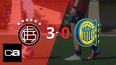 Lanús golea 3-0 como local a Rosario Central Lanús golea 3-0 como local a Rosario Central
