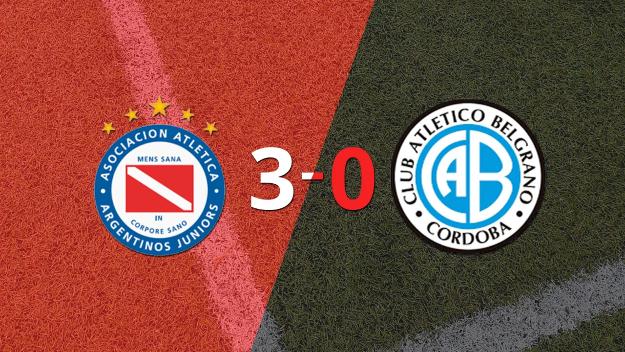 Argentinos Juniors liquidó en su casa a Belgrano por 3 a 0