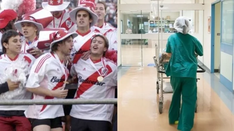 River, hospital, Ricardo Rojas, fútbol argentino, deportes
