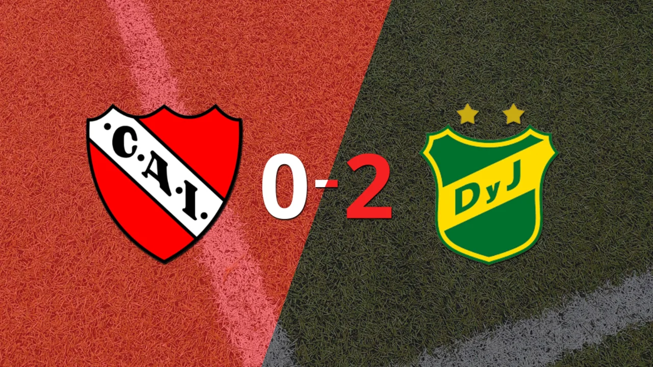 Defensa y Justicia le ganó como visitante a Independiente por 2 a 0