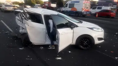 Murió una mujer por un choque múltiple en Panamericana: uno de los conductores estaba alcoholizado Murió una mujer por un choque múltiple en Panamericana: uno de los conductores estaba alcoholizado