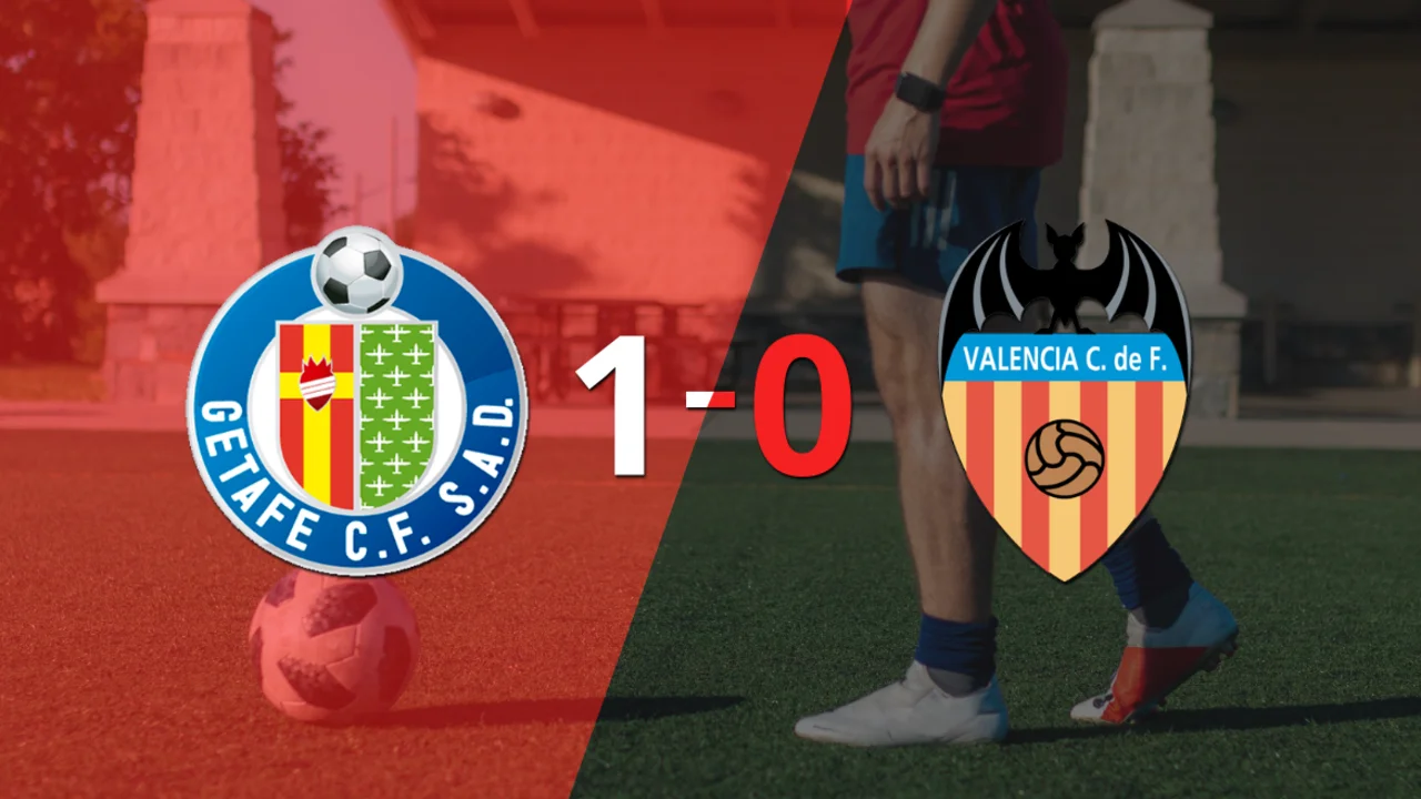 A Getafe le alcanzó con un gol para derrotar a Valencia en el estadio Coliseum Alfonso Pérez