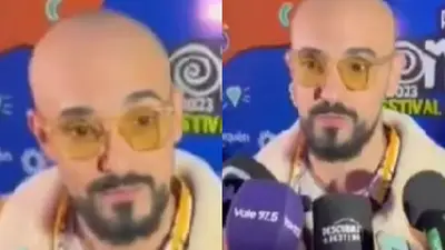 Abel Pintos enojado en conferencia de prensa antes de su show Abel Pintos enojado en conferencia de prensa antes de su show