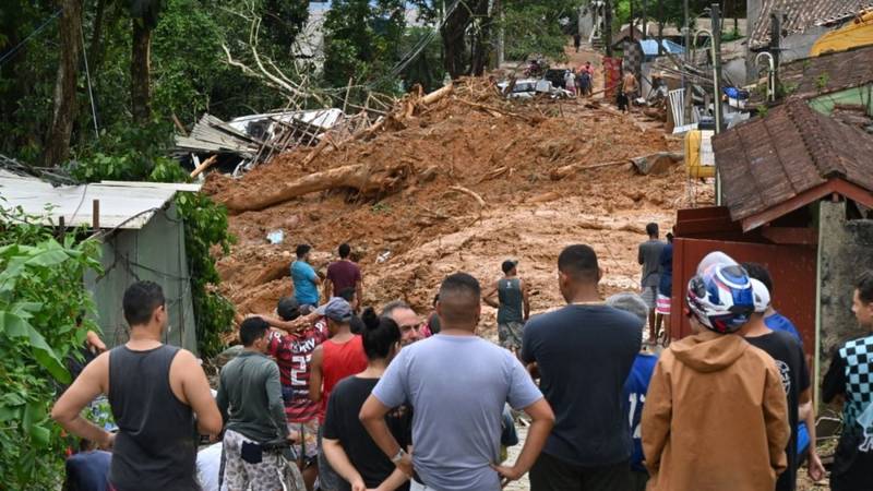 Trágico temporal en Brasil: aumentan a 48 los muertos por las lluvias 